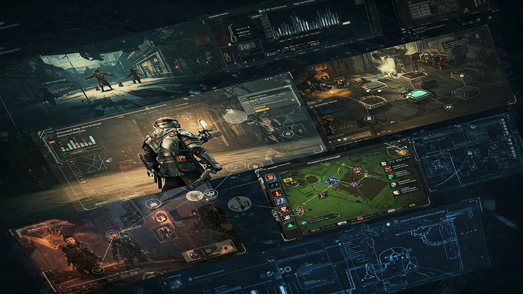 Conceptual image representing deep dive video game analysis and reviews.