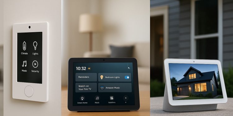 Top 3 home automation control panel devices for smart home management