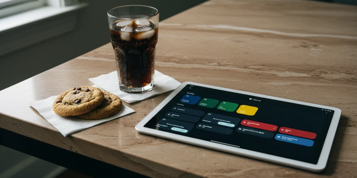 Modern rectangular black marble coffee table with recessed gold metal trim and vertical gold slats in a luxury living room setting.
