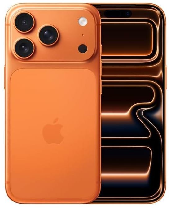 Apple iPhone 17 Pro Renewed Premium unlocked smartphone in Cosmic Orange