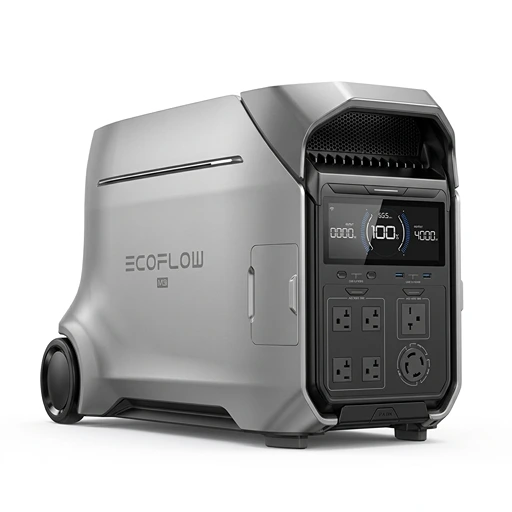 EcoFlow DELTA Pro 3 home backup power station with 4kWh LFP battery and 120/240V output